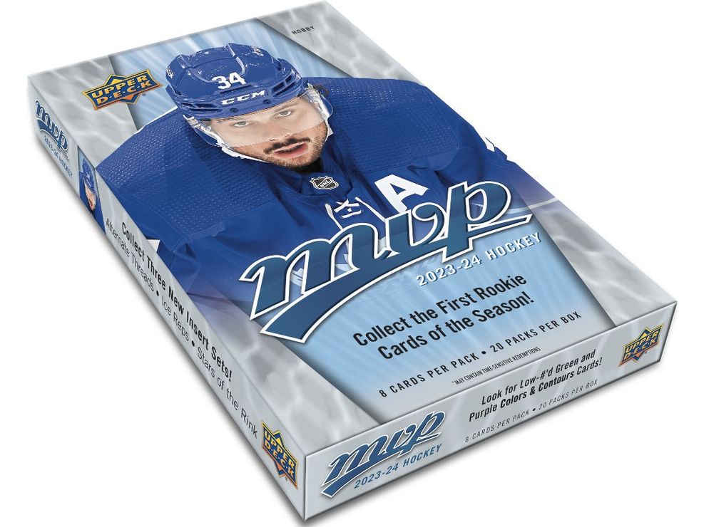 Upper Deck 202324 Hockey MVP Trading Card Hobby Box