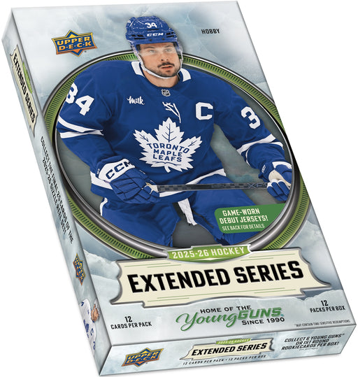Sports Cards Upper Deck - 2025-26 - Hockey - Extended Series - 12 Box Case - Cardboard Memories Inc.
