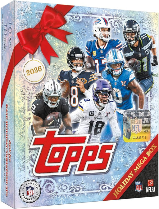 Sports Cards Topps - 2026 - Football - Holiday - Mega Box - Cardboard Memories Inc.