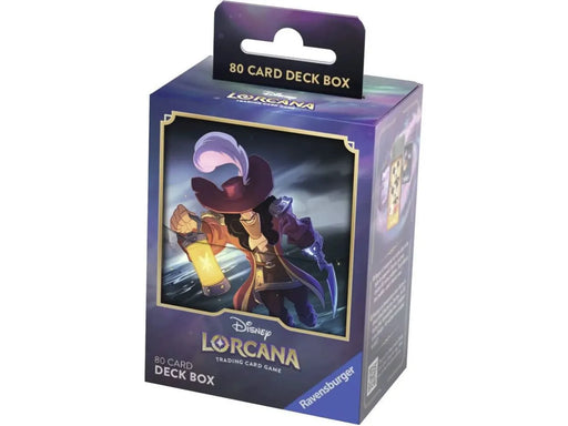 Supplies Disney - Lorcana - Deck Box - Captain Hook - Cardboard Memories Inc.