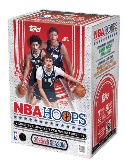 Sports Cards Topps - 2025-26 - Basketball - NBA Hoops - Blaster Value Box - Cardboard Memories Inc.