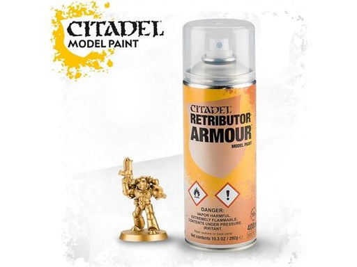 Paints and Paint Accessories Citadel Spray Primer - Retributor Armour - 62-25 - Cardboard Memories Inc.