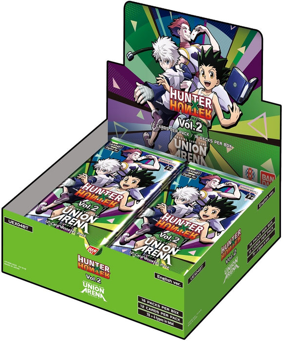 Non Sports Cards Bandai - Union Arena - Hunter x Hunter - Vol. 2 - Booster Box - Cardboard Memories Inc.