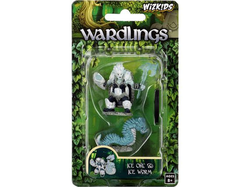 Role Playing Games Wizkids - Wardlings Minis Wave 4 - Ice Orc and Ice Worm - 74072 - Cardboard Memories Inc.