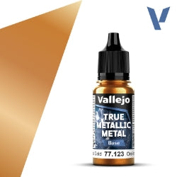 Acrylicos Vallejo - True Metallic Metal - Base - Imperial Gold - 77 123