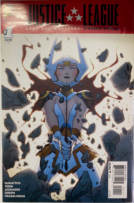 wonder woman gods and monsters Justice League Gods & Monsters Wonder Woman 001 (Cond. FN+) — Cardboard Memories Inc