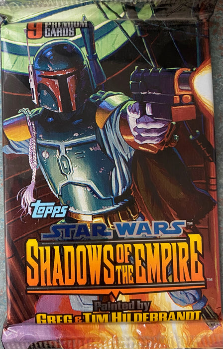 Card Games Topps - 1996 - Star Wars - Shadows of the Empire - Trading Card Pack - Cardboard Memories Inc.