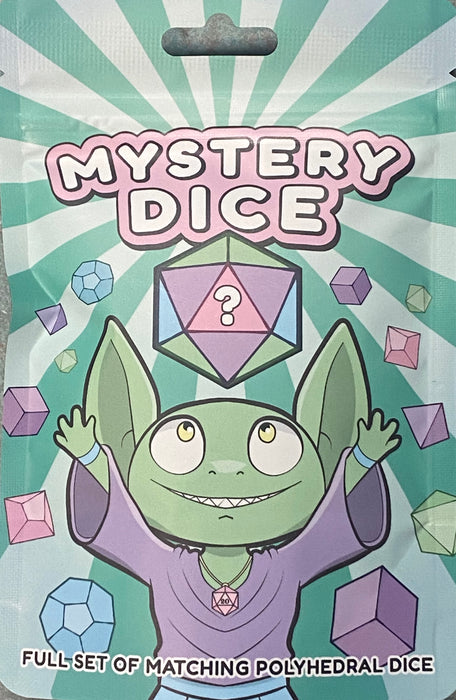 Dice Mystery Dice Goblin - Matching Polyhedral Dice Set - Random Color - Cardboard Memories Inc.