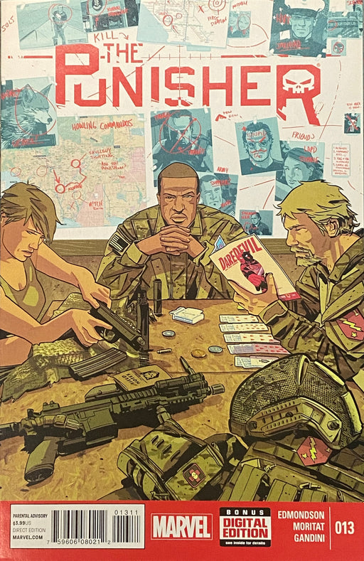 Comic Books, Hardcovers & Trade Paperbacks Marvel Comics - The Punisher (2014 10th Series) 013 (Cond. FN) - 1956 - Cardboard Memories Inc.