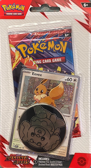 Trading Card Games Pokemon - Scarlet and Violet - Destined Rivials - Checklane Blister - Eevee - Cardboard Memories Inc.