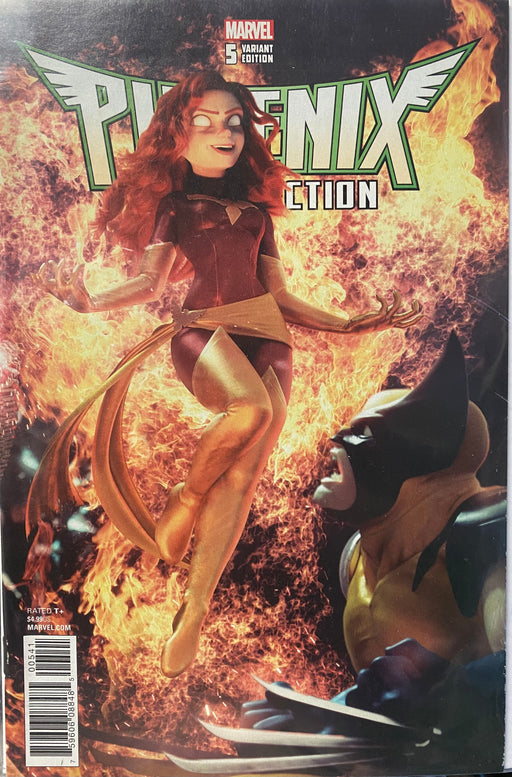 Comic Books Marvel Comics - Phoenix Resurrection (2018) 005 - Cover B Connecting Variant Edition (Cond. VG+) - 3889 - Cardboard Memories Inc.