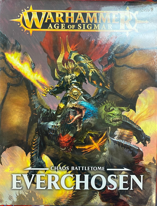 Collectible Miniature Games Games Workshop - Warhammer Age of Sigmar - 1st Edition - Chaos Battletome - Everchosen (OUT OF PRINT) - Cardboard Memories Inc.