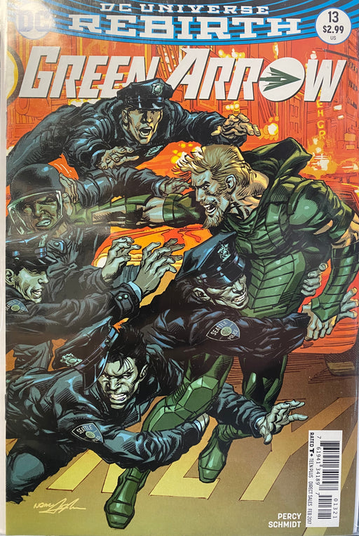 Comic Books DC Comics - Green Arrow (2016 5th Series) 013 - Cover B Variant Edition (Cond. FN) - 4274 - Cardboard Memories Inc.