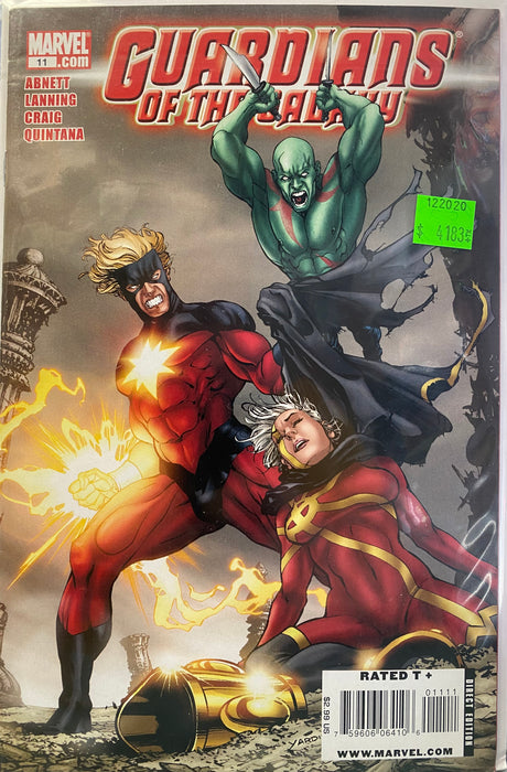 Comic Books Marvel Comics - Guardians Of The Galaxy (2008 2nd Series) 011 (Cond. FN-) - 4183 - Cardboard Memories Inc.
