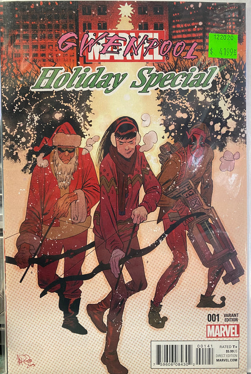 Comic Books Marvel Comics - Gwenpool Special (2015) 001 - Cover D Deadpool Variant Edition (Cond. FN) - 4199 - Cardboard Memories Inc.