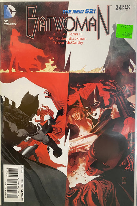Comic Books DC Comics - Batwoman (2011 2nd Series) 024 (Cond. FN) - 4038 - Cardboard Memories Inc.