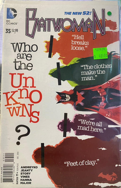 Comic Books DC Comics - Batwoman (2011 2nd Series) 035 (Cond. FN-) - 4050 - Cardboard Memories Inc.