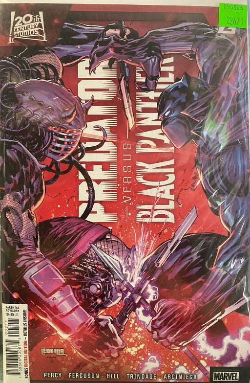 Comic Books Marvel Comics - Predator vs Black Panther (2024) 002 (Cond VF-) - 22671 - Cardboard Memories Inc.