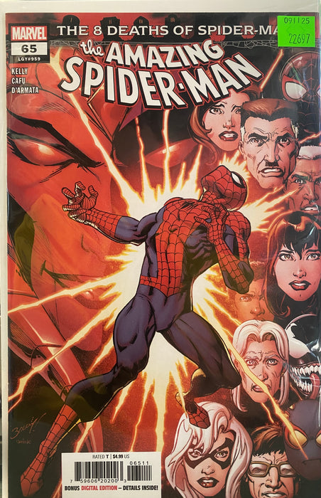 Comic Books Marvel Comics - Amazing Spider-Man (2022 7th Series) 065 (Cond. VF-) - 22697 - Cardboard Memories Inc.