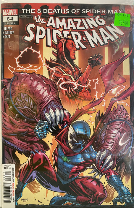 Comic Books Marvel Comics - Amazing Spider-Man (2022 7th Series) 064 (Cond. VF-) - 22700 - Cardboard Memories Inc.