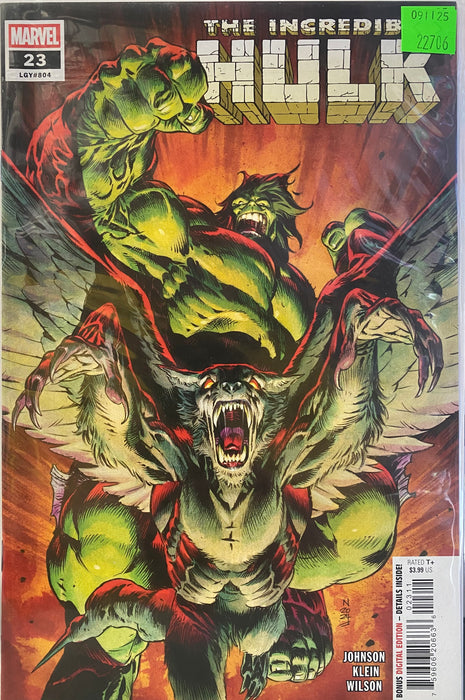 Comic Books Marvel Comics - Incredible Hulk (2023) 023 (Cond. VF-) - 22706 - Cardboard Memories Inc.
