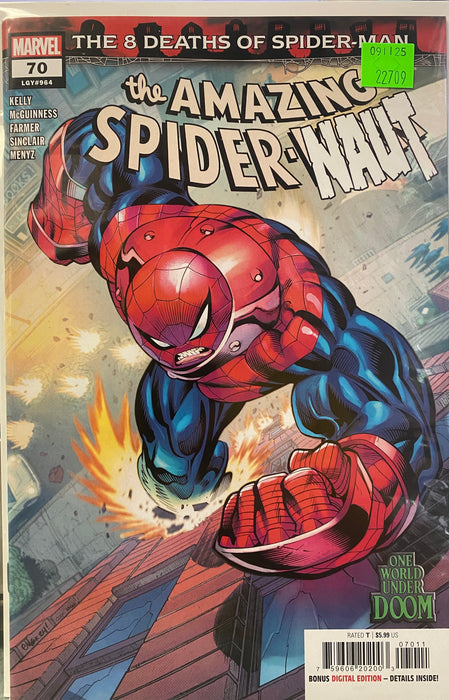 Comic Books Marvel Comics - Amazing Spider-Man (2022 7th Series) 070 (Cond. VF-) - 22709 - Cardboard Memories Inc.
