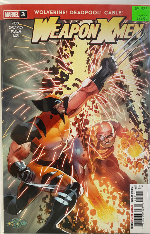 Comic Books Marvel Comics - Weapon X-Men (2025) 003 of 5 (Cond. VF-) - 22760 - Cardboard Memories Inc.