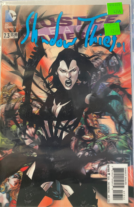 Comic Books DC Comics - Justice League 7.3 Shadow Thief 001 (Cond. FN+) - 4344 - Cardboard Memories Inc.