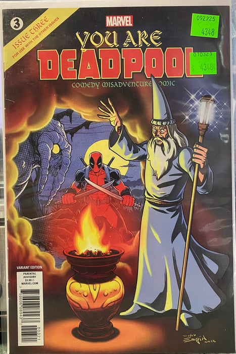 Comic Books Marvel Comics - You Are Deadpool (2018) 003 - Cover B RPG Variant Edition (Cond. FN) - 4348 - Cardboard Memories Inc.