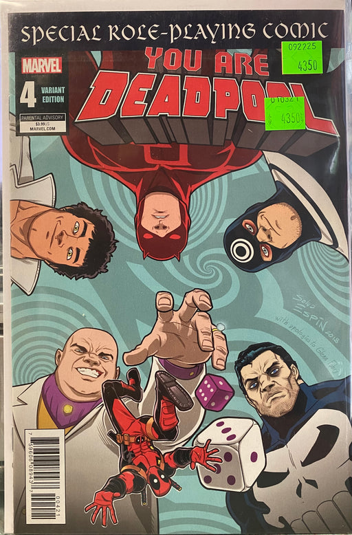 Comic Books Marvel Comics - You Are Deadpool (2018) 004 - Cover B RPG Variant Edition (Cond. FN) - 4350 - Cardboard Memories Inc.