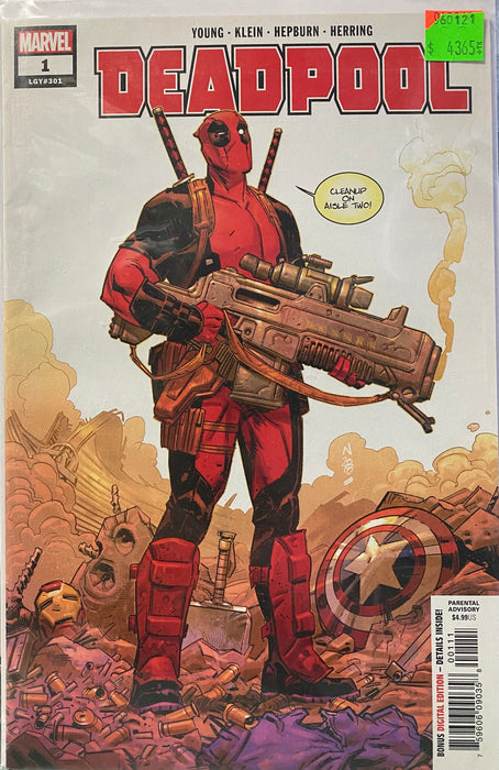 Comic Books Marvel Comics - Deadpool (2018 5th Series) 001 (Cond. FN+) - 4365 - Cardboard Memories Inc.