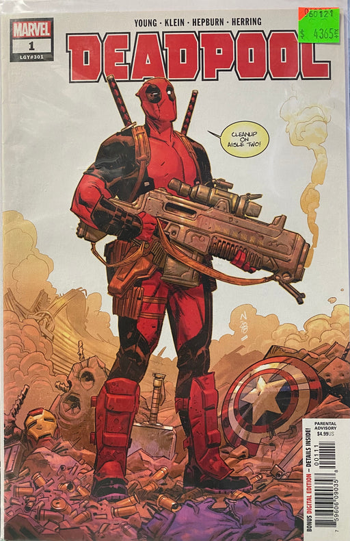 Comic Books Marvel Comics - Deadpool (2018 5th Series) 001 (Cond. FN+) - 4365 - Cardboard Memories Inc.