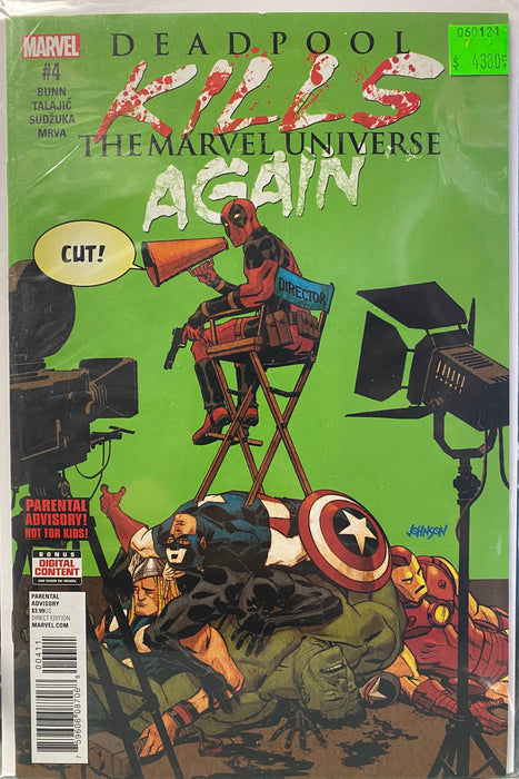 Comic Books Marvel Comics - Deadpool Kills the Marvel Universe Again (2017) 004 (Cond. FN+) - 4380 - Cardboard Memories Inc.