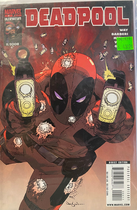 Comic Books Marvel Comics - Deadpool (2008 2nd Series) 004 (Cond. VG+) - 4382 - Cardboard Memories Inc.