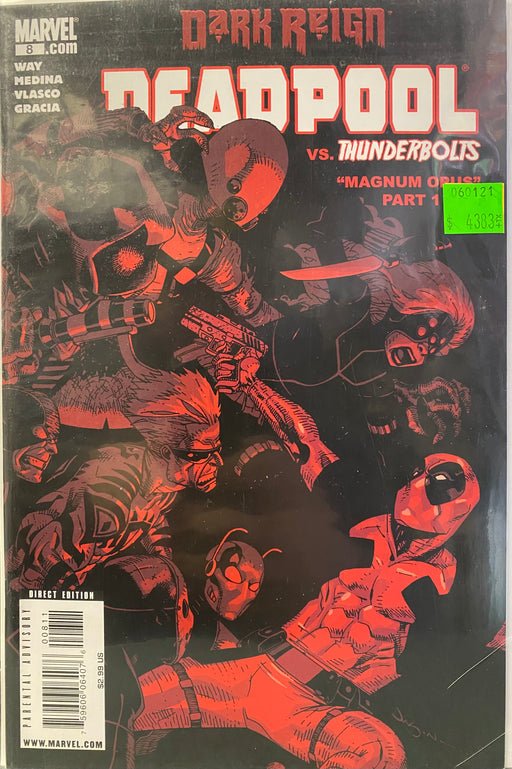 Comic Books Marvel Comics - Deadpool (2008 2nd Series) 008 (Cond. FN) - 4383 - Cardboard Memories Inc.