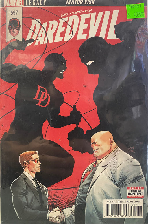 Comic Books Marvel Comics - Daredevil (2017 6th Series) 597 (Cond. FN+) - 4397 - Cardboard Memories Inc.