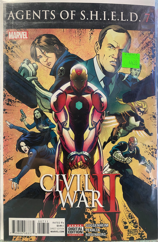 Comic Books Marvel Comics - Agents of SHIELD (2016) 007 (Cond. FN) - 4438 - Cardboard Memories Inc.