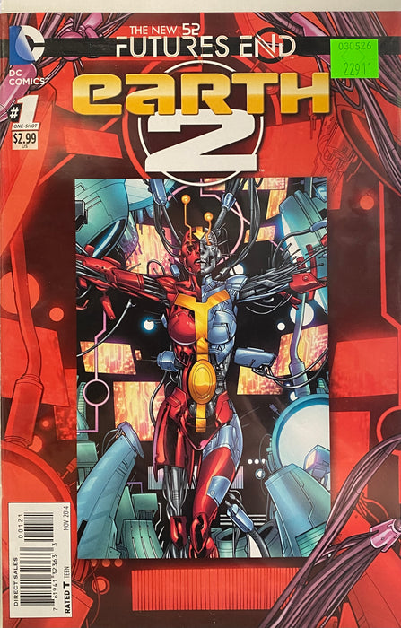 Comic Books DC Comics - Earth 2 Futures End (2014) 001 - Cover B Non-Lenticular Variant Edition (Cond. VF-) - 22911 - Cardboard Memories Inc.
