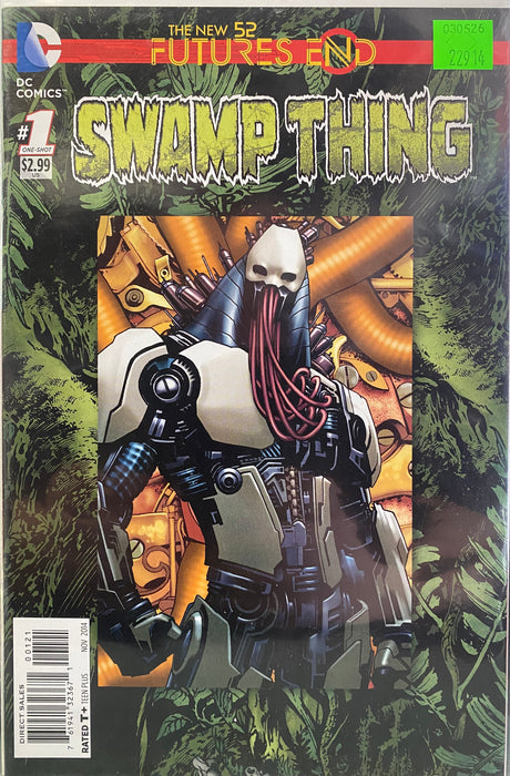 Comic Books DC Comics - Swamp Thing Futures End (2014) 001 - Cover B Non-Lenticular Variant Edition (Cond. VF-) - 22914 - Cardboard Memories Inc.