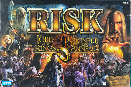 Board Games Parker Brothers - Risk - Lord of the Rings Trilogy Edition - Pre-Owned - Resealed - Cardboard Memories Inc.
