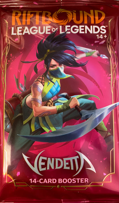 Riftbound - League of Legends Trading Card Game - Vendetta - Booster Pack - Cardboard Memories Inc.