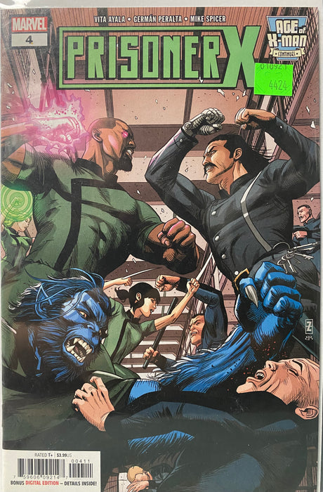 Comic Books Marvel Comics - Age of X-Man Prisoner X (2019) 004 of 5 (Cond. FN+) - 4424 - Cardboard Memories Inc.