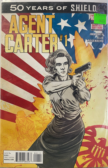 Comic Books Marvel Comics - Agent Carter SHIELD 50th Anniversary (2015) 001 (Cond. FN) - 4433 - Cardboard Memories Inc.