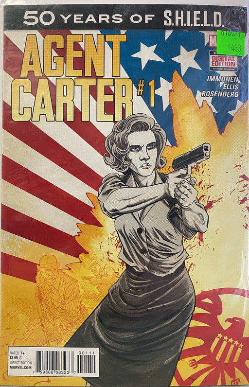 Comic Books Marvel Comics - Agent Carter SHIELD 50th Anniversary (2015) 001 (Cond. FN) - 4433 - Cardboard Memories Inc.
