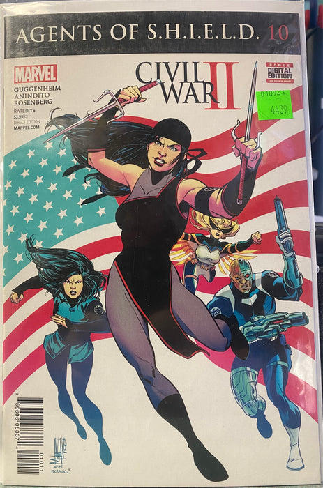 Comic Books Marvel Comics - Agents of SHIELD (2016) 010 (Cond. FN) - 4439 - Cardboard Memories Inc.