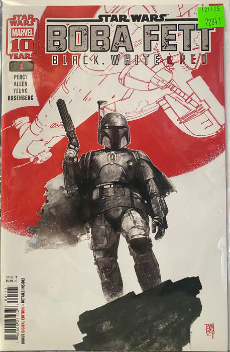 Comic Books Marvel Comics - Star Wars Boba Fett Black White and Red (2025) 001 (Cond. VF-) - 22841 |
Cardboard Memories Inc.
75960621132600111