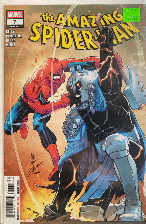 Comic Books Marvel Comics - Amazing Spider-Man (2025 8th Series) 007 (Cond. VF-) - 22900 - Cardboard Memories Inc.