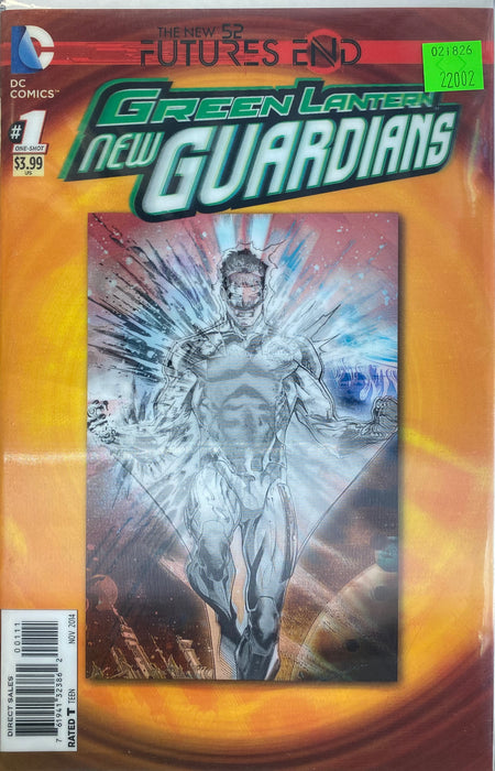 Comic Books DC Comics - Green Lantern New Guardians Futures End (2014) 001 - Cover A Lenticular Variant Edition (Cond. VF-) - 22002 - Cardboard Memories Inc.