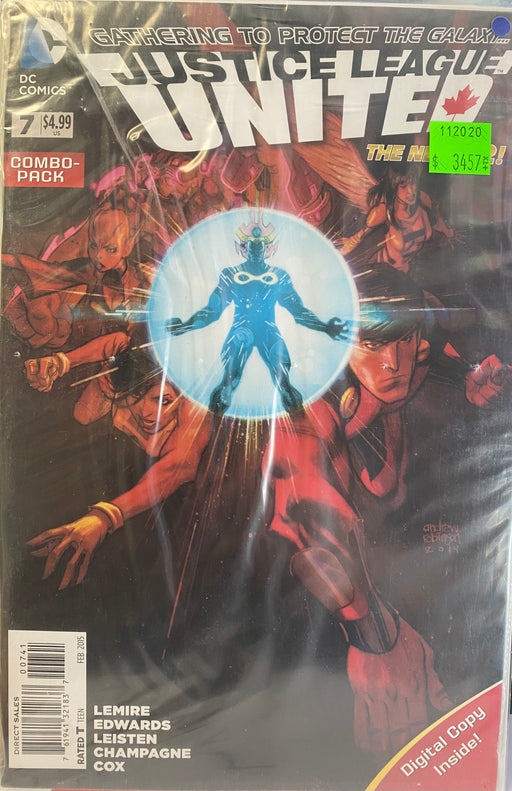 Comic Books DC Comics - Justice League United (2014) 007 - Combination Pack Variant Edition (Cond. VF-) - 3457 - Cardboard Memories Inc.