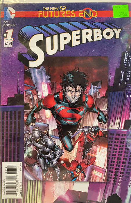 Comic Books DC Comics - Future's End Superboy (2014) 001 - Cover B Non-Lenticular Variant Edition (Cond. VF-) - 3958 - Cardboard Memories Inc.